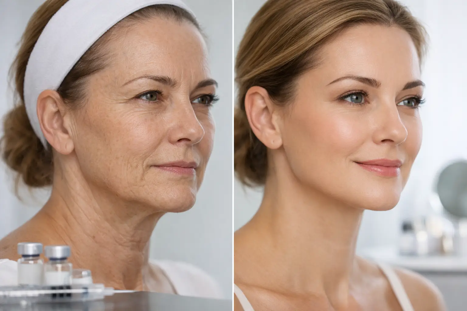 Non Surgical Facial Rejuvenation Before and After